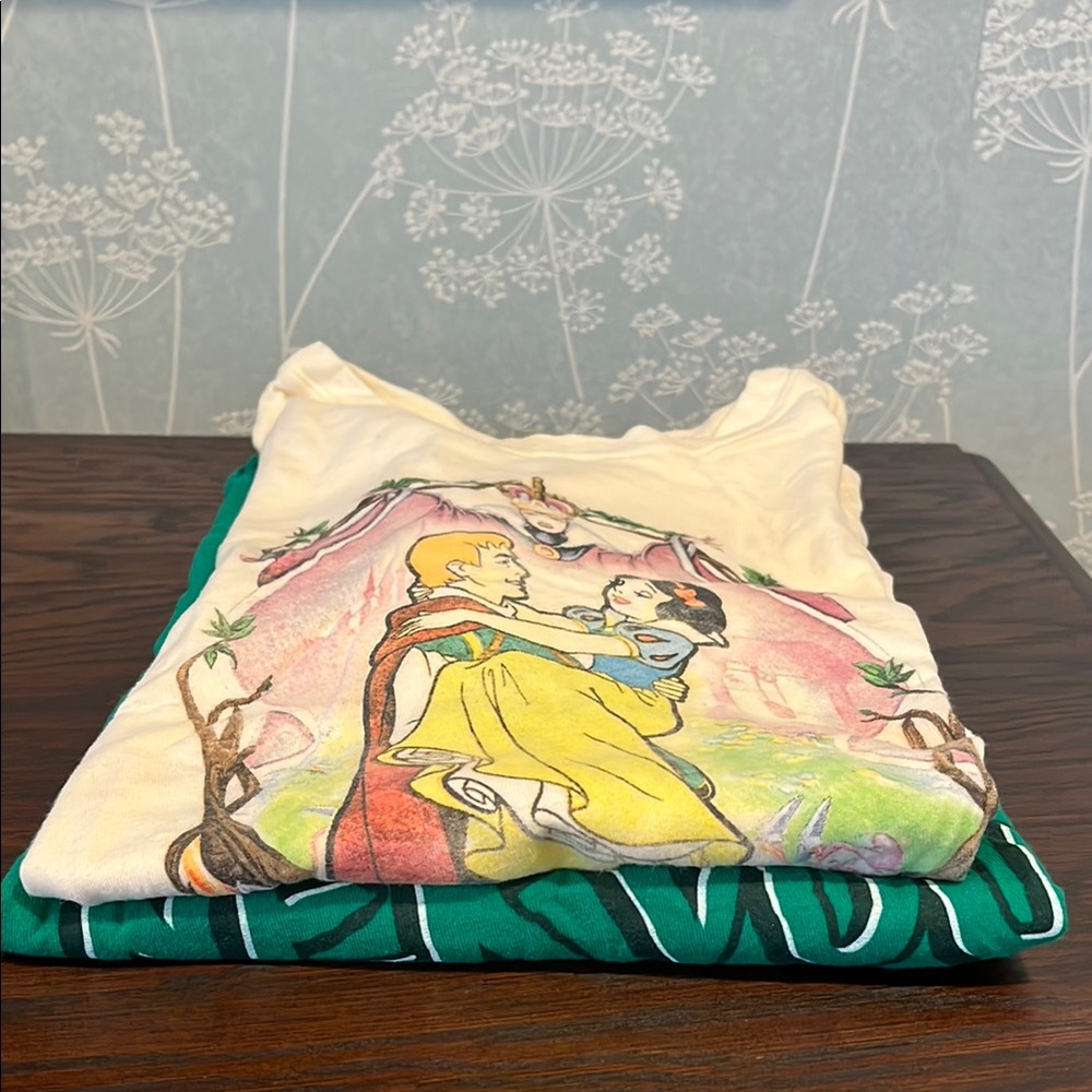 2 Disney Graphic T-Shirt Bundle - Picture 1 of 4